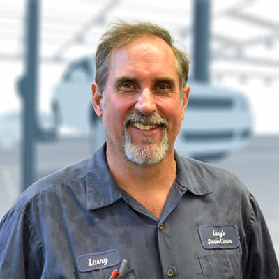 Portrait photograph of Larry Wernett, owner of Larry's Auto Service Center of Bethlehem, PA